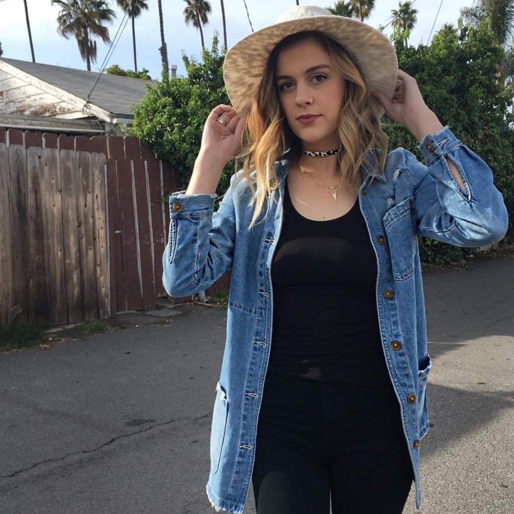 SOLD - Denim utility jacket, great quality!
